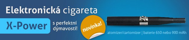Elektronická cigareta X-Power uspokojí i ty nejnáročnější kuřáky
